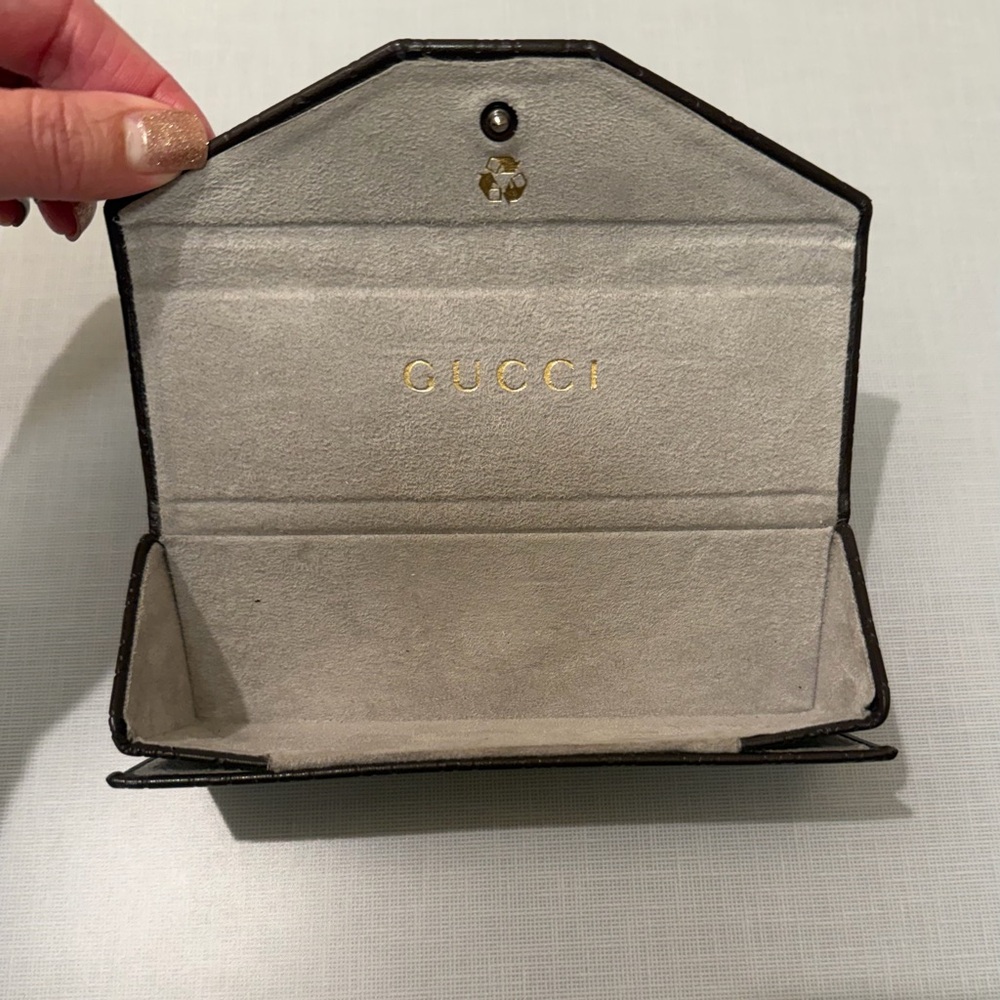 Gucci Brown eyeglass case